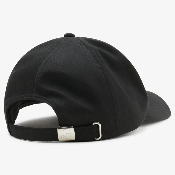 NWT Karl Lagerfeld Paris Women/Men Cate Pins Baseball Cap in Black - Picture 4 of 16